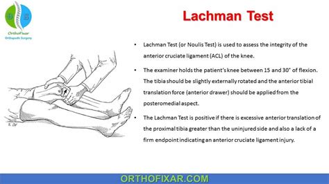 how to do lachman test